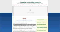 Desktop Screenshot of chiangmaifurnishedapartments.com