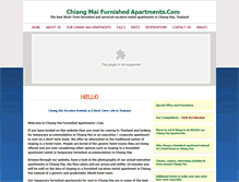 Tablet Screenshot of chiangmaifurnishedapartments.com